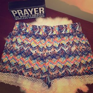 Floral summer shorts